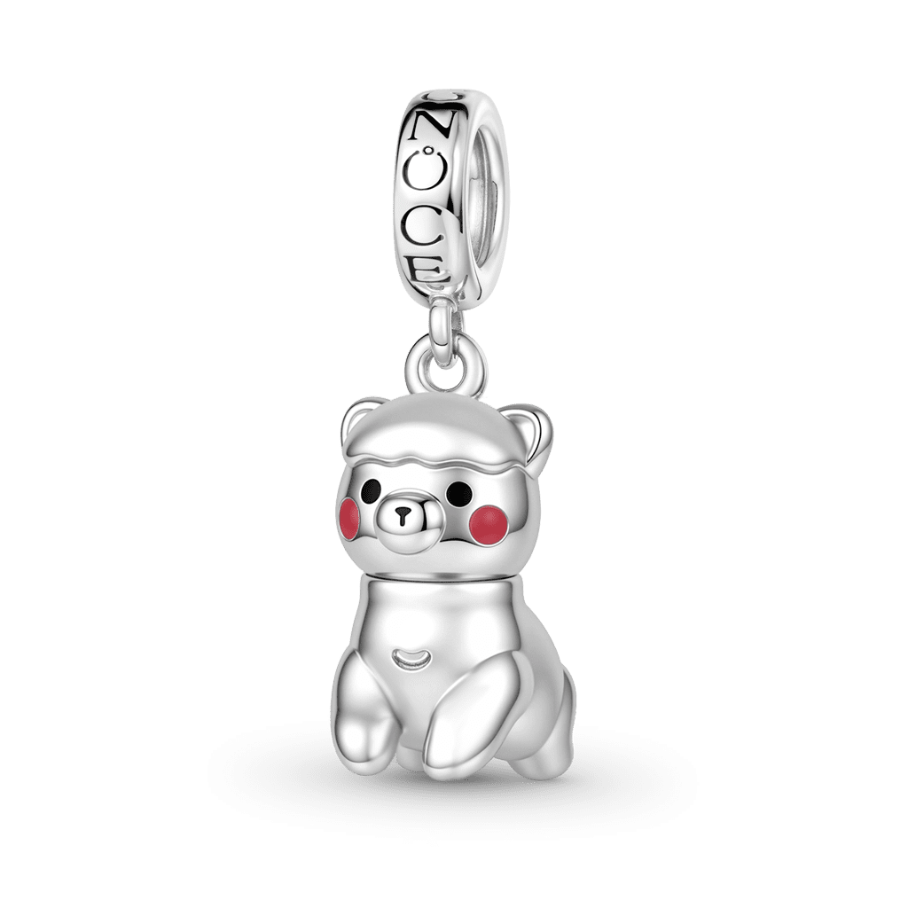 Gnoce Alpaca Charm Platinum-plated Silver Blend_1