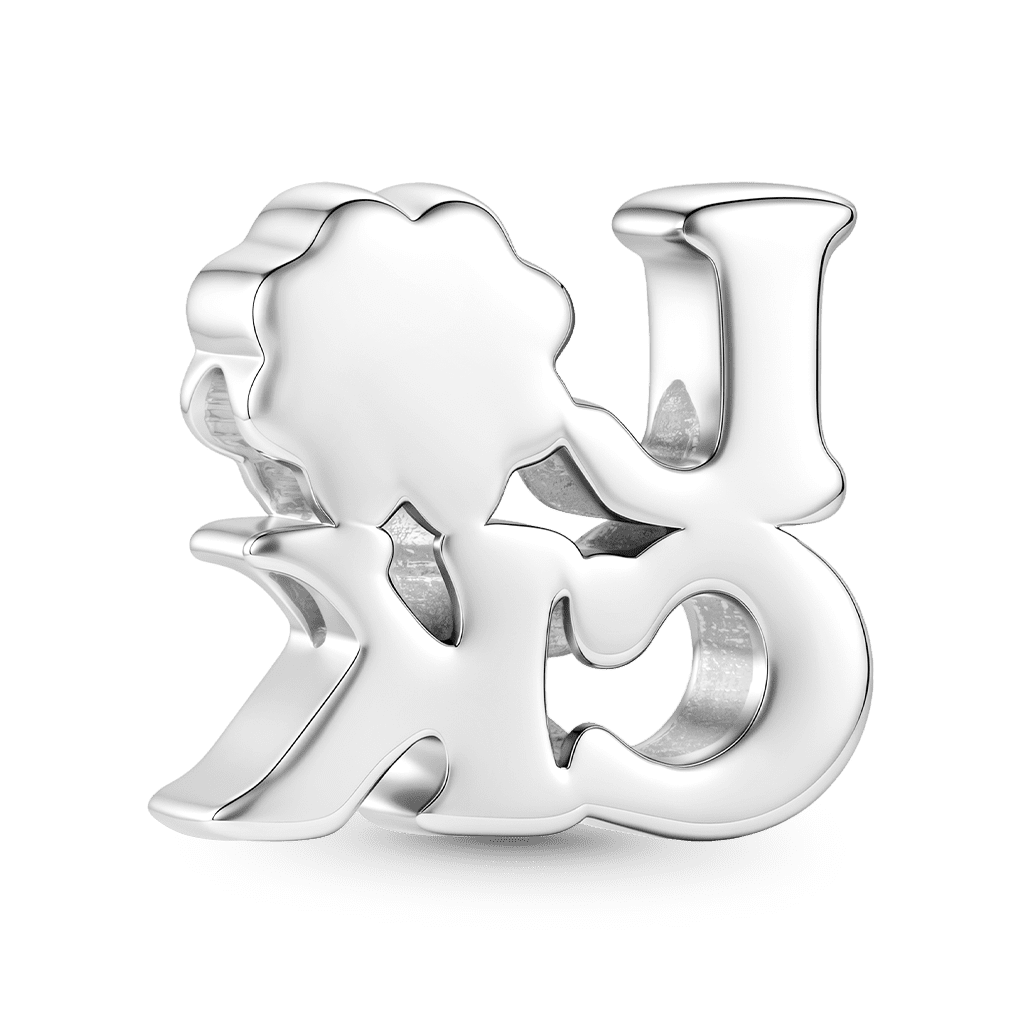 Gnoce Luck Four-leaf Clover Charm Platinum-plated Silver Blend_5