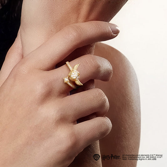 Gnoce Harry Potter Golden Snitch Ring_2