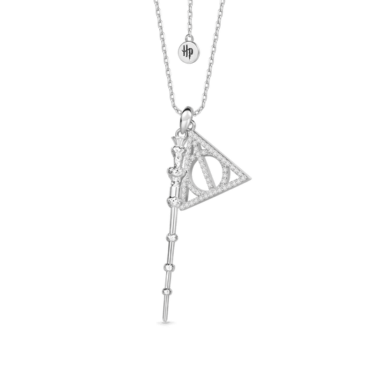 Gnoce Harry Potter Elder Staff Deathly Hallows Necklace_1