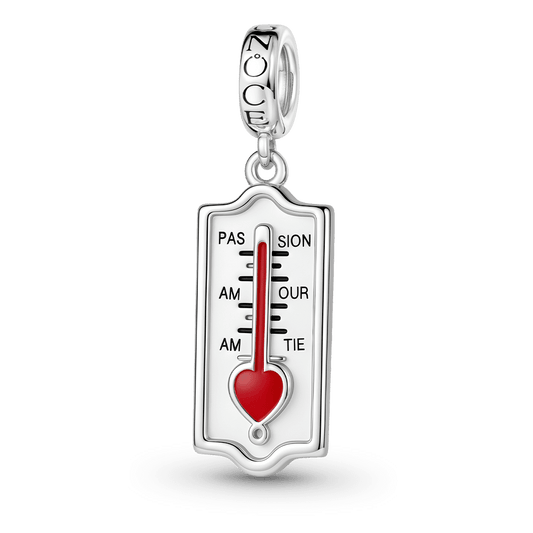 Gnoce Love Thermometer Charm Platinum-plated Silver Blend_1