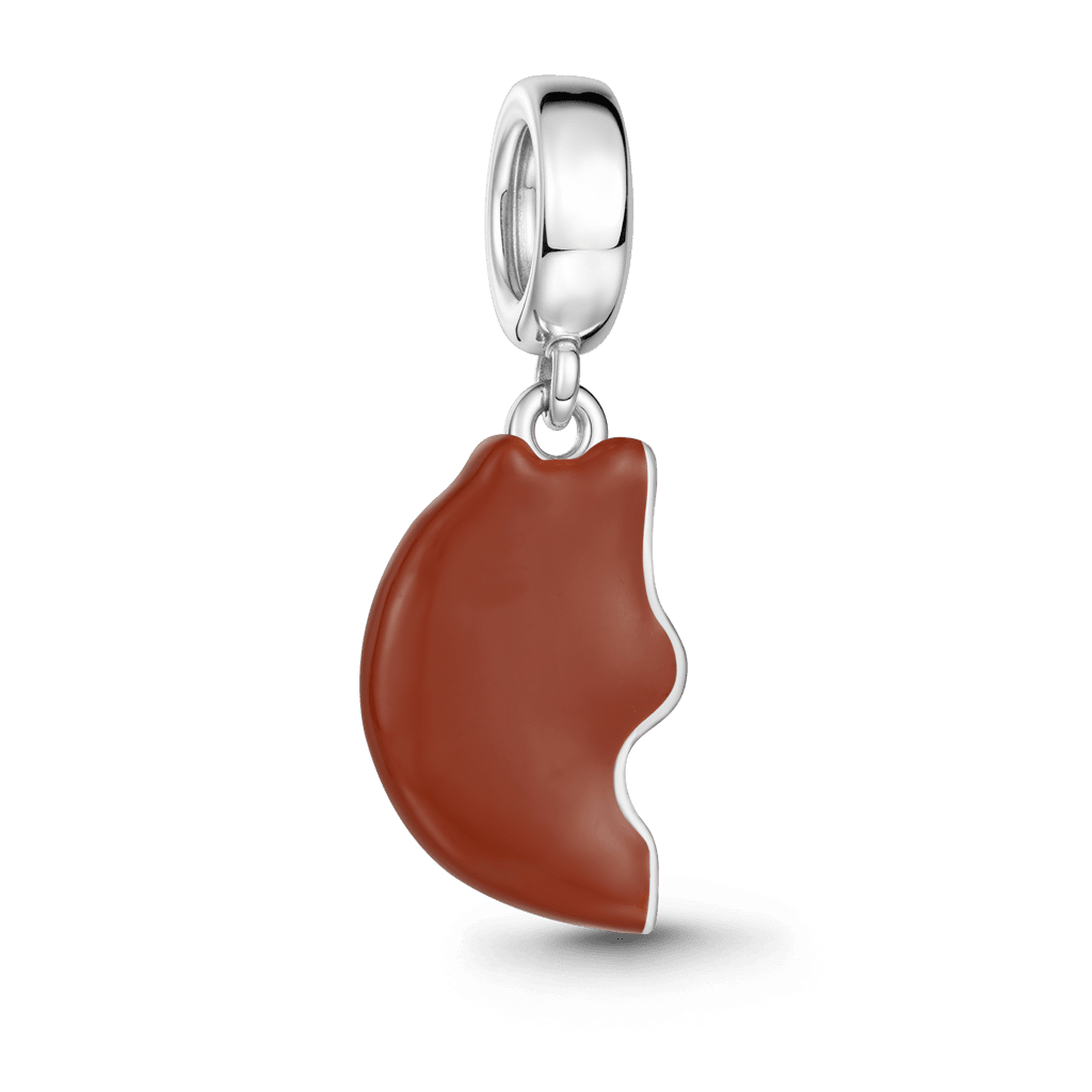 Gnoce Bear Charm Platinum-plated Silver Blend_7