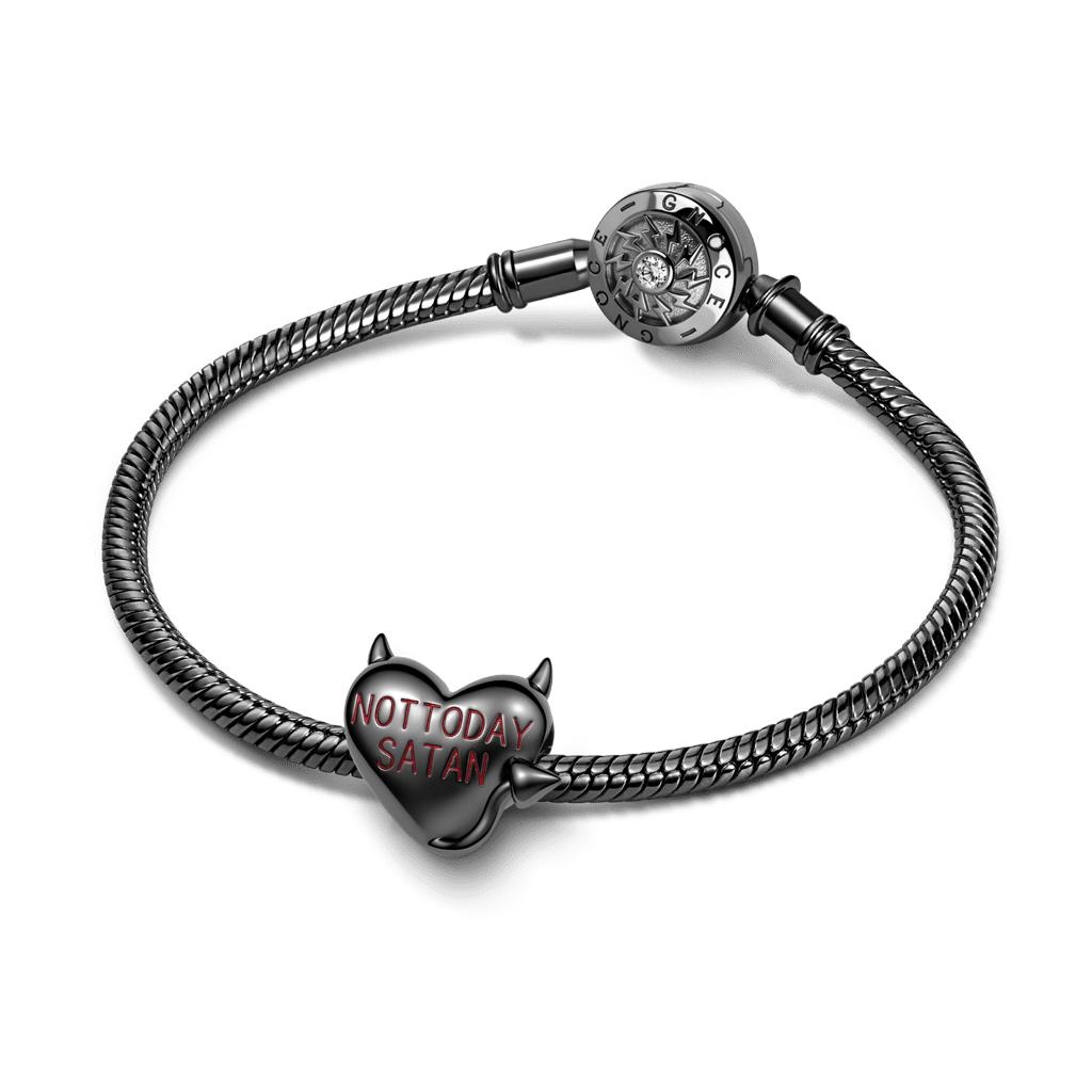 Gnoce Dark Style Devil & Heart Charm_3