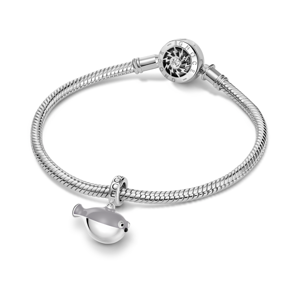Gnoce Sacabambaspis Charm Platinum-plated Silver Blend_3