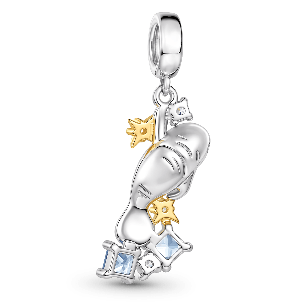 Gnoce Dugong Charm Platinum-plated Silver Blend_5