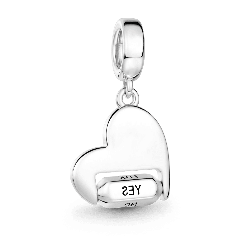 Gnoce Rotating Fortune Teller Charm Platinum-plated Silver Blend_6