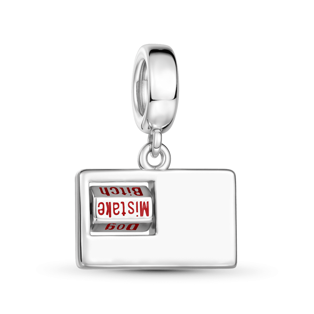 Gnoce Custom ID Card Charm Platinum-plated Silver Blend_6