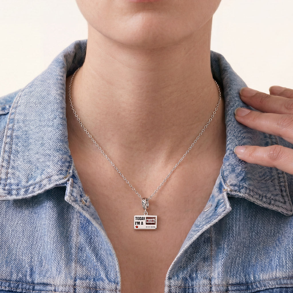 Gnoce Custom ID Card Charm Platinum-plated Silver Blend_5