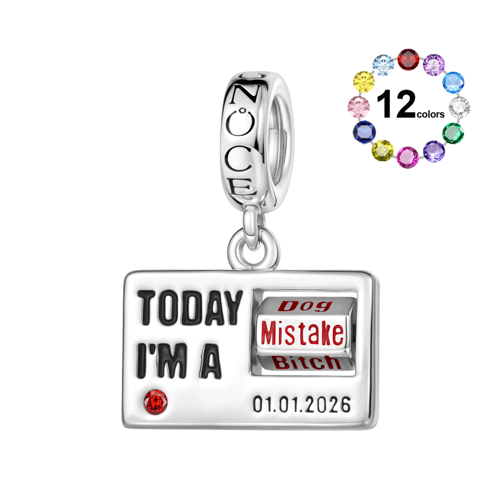 Gnoce Custom ID Card Charm Platinum-plated Silver Blend_1