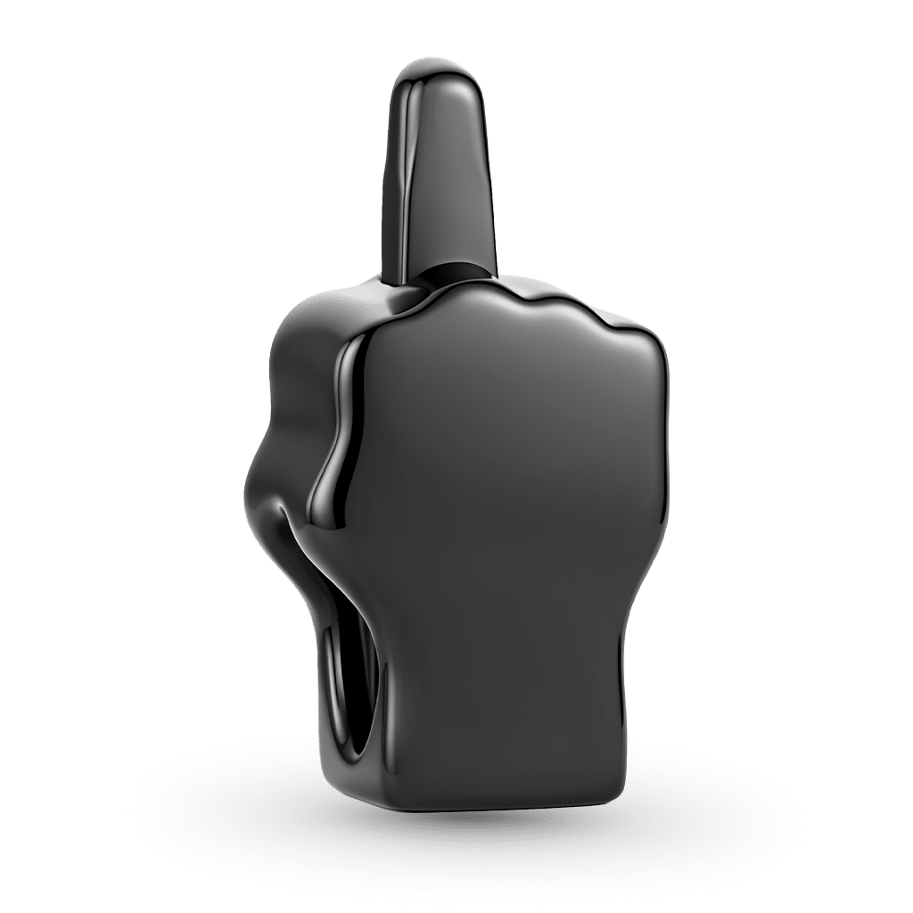 Gnoce Middle Finger Gesture "LOVE YOU" Charm_6