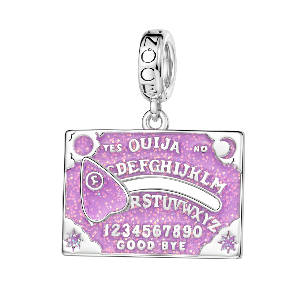 Gnoce Divination Board Charm Platinum-plated Silver Blend_1
