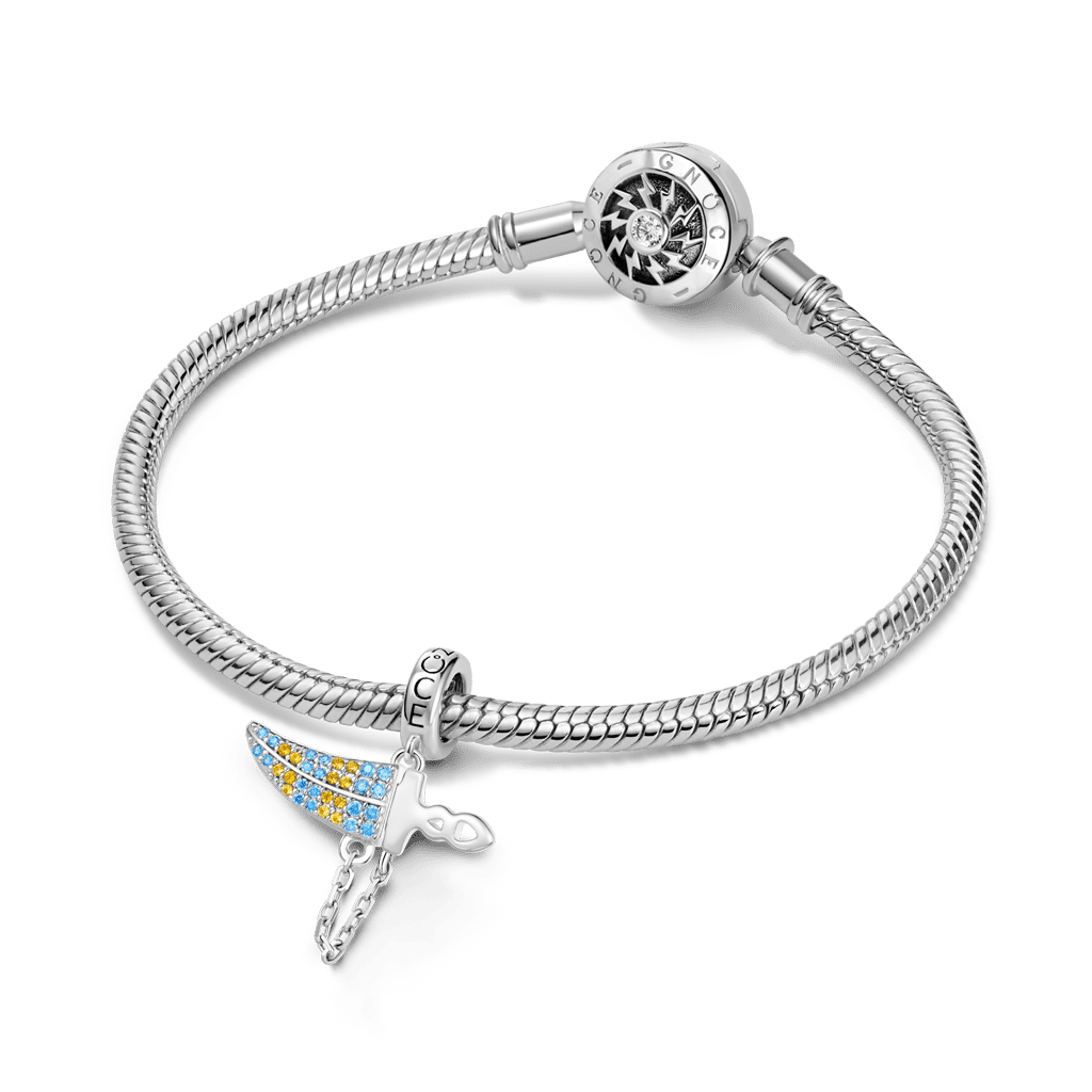 Gnoce Khanjar Dagge Charm Platinum-plated Silver Blend_4