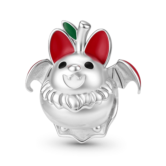 Gnoce Apple Bat Charm Platinum-plated Silver Blend_1