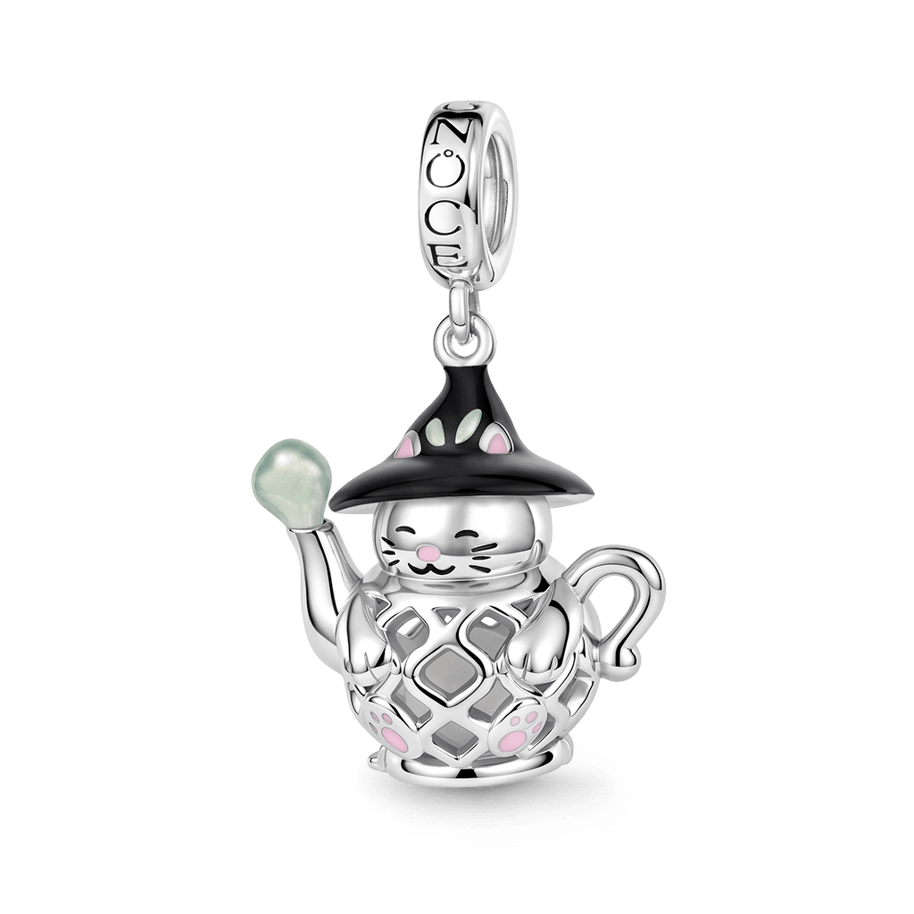 Gnoce Wizard Cat Teapot LED Light Charm_2