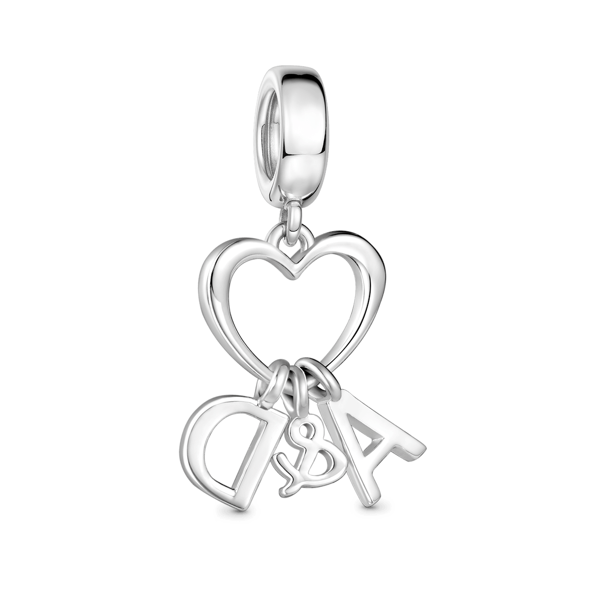 Gnoce Best Initial Letters Personalized Pendant Dangle Charm_2