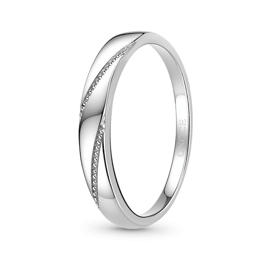 Gnoce 'Love At First Sight' Adjustable Diamond Men's Band_1
