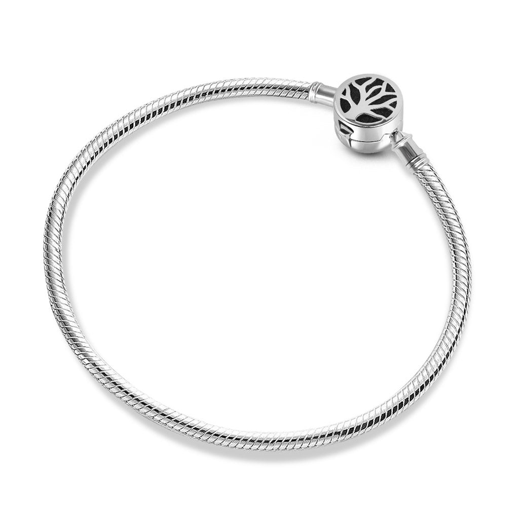 Gnoce Essential Oil Diffuser Bracelet Platinum-plated Silver Blend_3